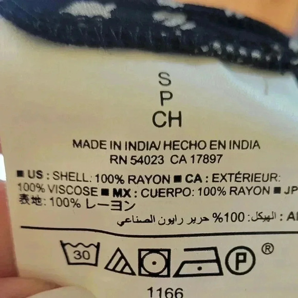 Old Navy Flare Sun dress black/white, size small - Picture 2 of 5